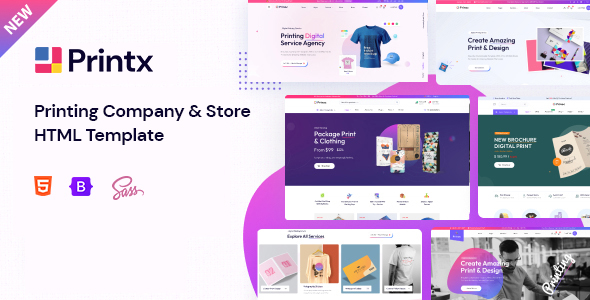 Printx - Printing Services Company HTML Template