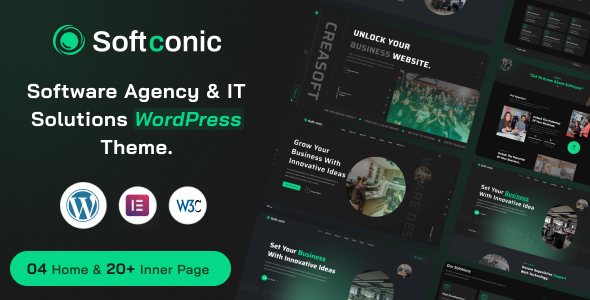 Softconic - Software and IT Solutions WordPress Theme