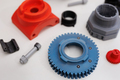 Plastic gears for torque transmission. Spare parts for repair are made on a 3D printer. - PhotoDune Item for Sale