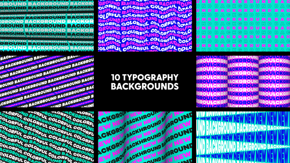 Typography Backgrounds alt