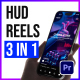Hud Glitch Splitscreen Slideshow Reels and Stories | Premiere Pro - VideoHive Item for Sale