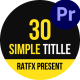 30 Title Pack - VideoHive Item for Sale