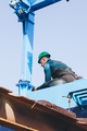 Manual worker working at shipyard construction site - PhotoDune Item for Sale