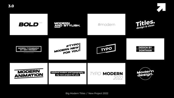 Modern Titles 3.0 | Premiere Pro