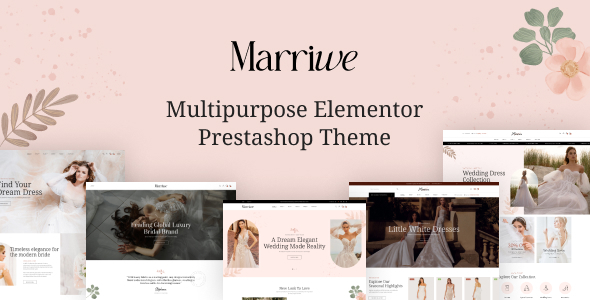 Leo Marriwe - Wedding Shop Elementor Prestashop Theme