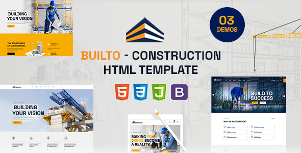 Construction HTML Website Templates | ThemeForest