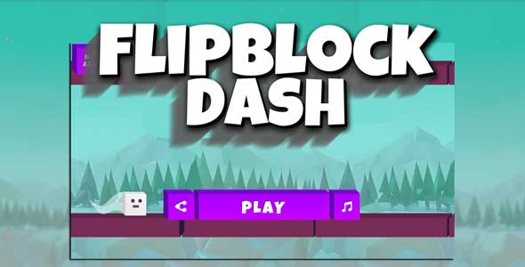 FlipBlock Dash Game Template