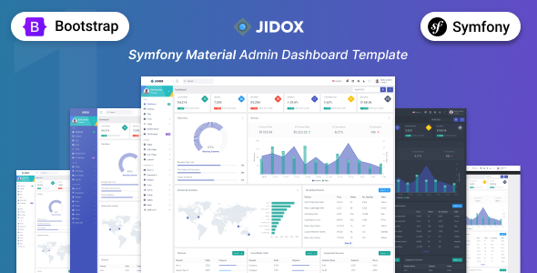 Jidox - Symfony Material Design Bootstrap UI Template