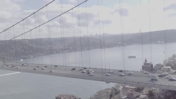 Bosphorus Bridge and traffic