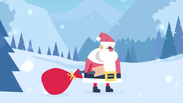 Cartoon Funny Santa