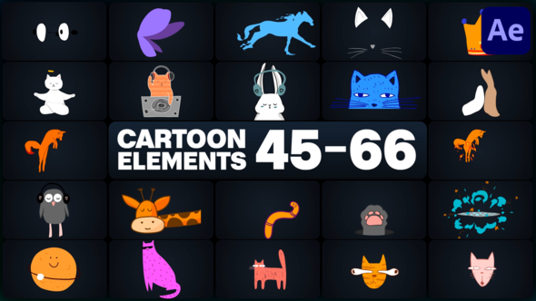 Cartoon Elements for After Effects