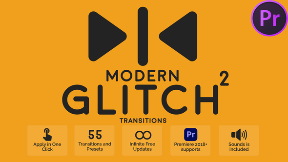 Modern Glitch Transitions 2