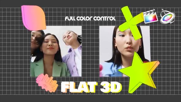 Flat 3D Pop Intro New alt