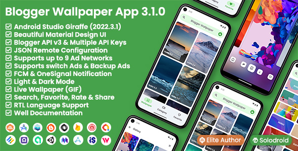 Blogger Wallpaper App - Blogger API v3