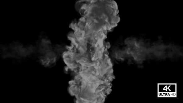 Black Smoke Collisions 4K