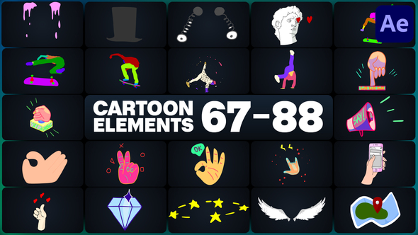 Cartoon Elements for After Effects