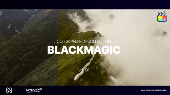 Blackmagic LUT Collection Vol. 01 for Final Cut Pro X alt