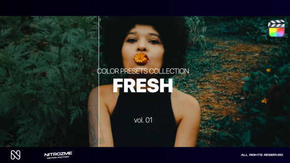 Fresh LUT Collection Vol. 01 for Final Cut Pro X alt