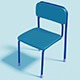 School Chair - 3DOcean Item for Sale