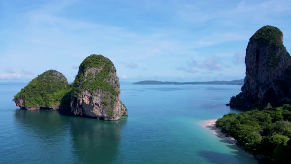 Railay Beach Krabi Thailand the Tropical Beach of Railay Krabi View of Railay Beach in Thailand