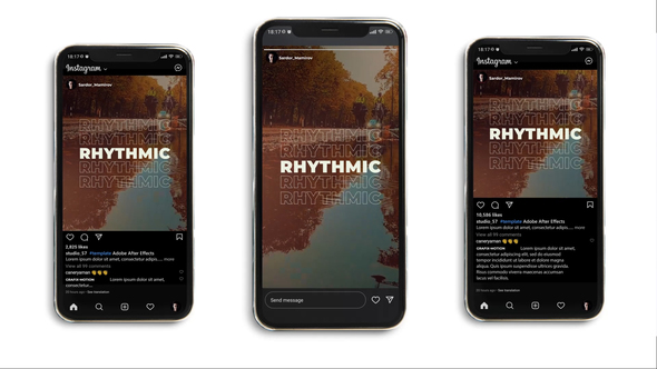 Fast Rhythmic Typography Instagram alt