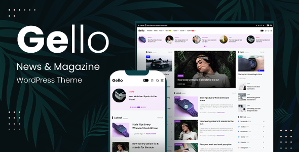 Gello – News & Magazine WordPress Theme