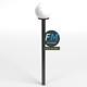 Round garden lamp - 3DOcean Item for Sale