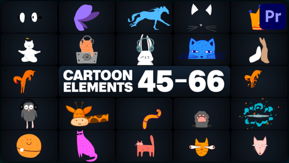 Cartoon Elements for Premiere Pro