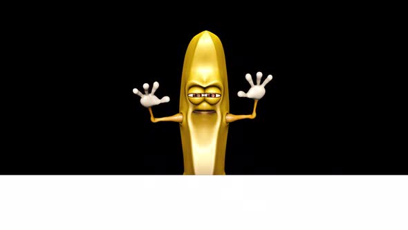 Fun Banan Promo Ads  Looped with Alpha Channel and Shadow alt