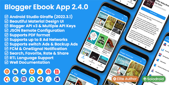 Blogger Ebook App - Blogger API v3