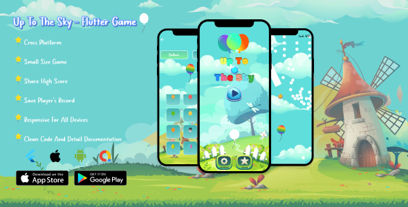 UpToTheSky - Flutter Game