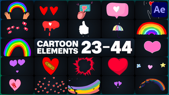 Cartoon Elements for After Effects