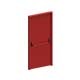 Emergency Single Swing Fire Door - 3DOcean Item for Sale