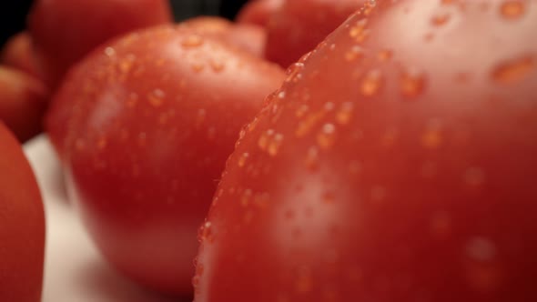 Macro Shot of Fresh Tomatoes