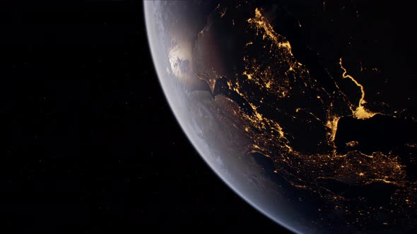 Earth Globe Planet From Space Orbit alt