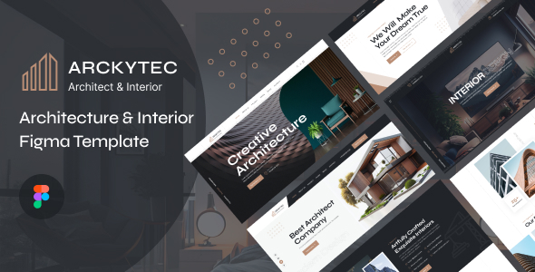Arckytec – Architecture & Interior Design Figma Template