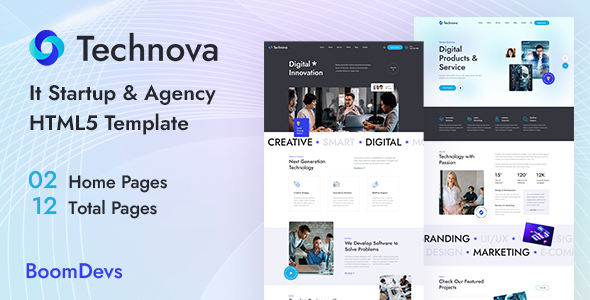 Technova - IT Startup & Agency HTML5 Template + RTL Support