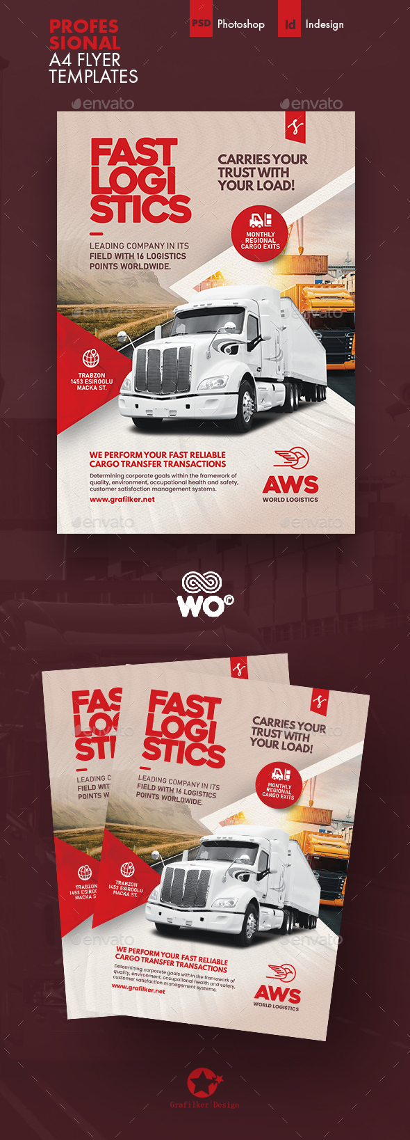 Logistics Graphics, Designs & Templates | GraphicRiver