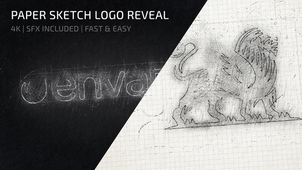 Paper Sketch Logo Reveal alt