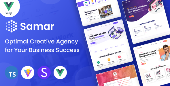 Samar - Creative Agency VueJS Template