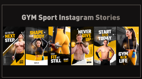 GYM Sport Instagram Stories