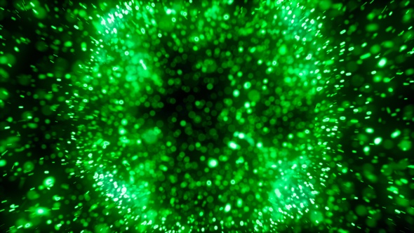 Green Particles Explosion V2