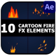 Cartoon Fire | After Effects - VideoHive Item for Sale