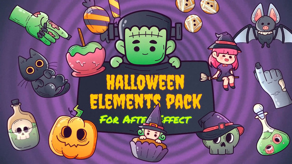 Halloween Animated Elements