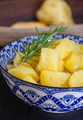 boiled potatoes cut into cubes with rosemary - PhotoDune Item for Sale