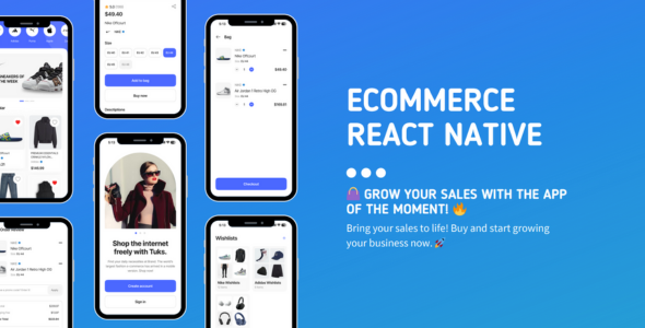 Tuks | React Native eCommerce App Template