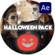 Halloween Youtube Pack elements - VideoHive Item for Sale