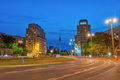 The Strausberger Platz in Berlin at night - PhotoDune Item for Sale