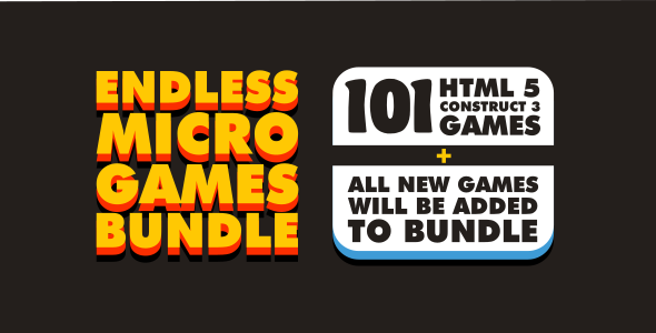 Endless Micro Games Bundle | HTML 5 | CONSTRUCT 3