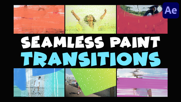 Seamless Paint Transitions | After Effects
